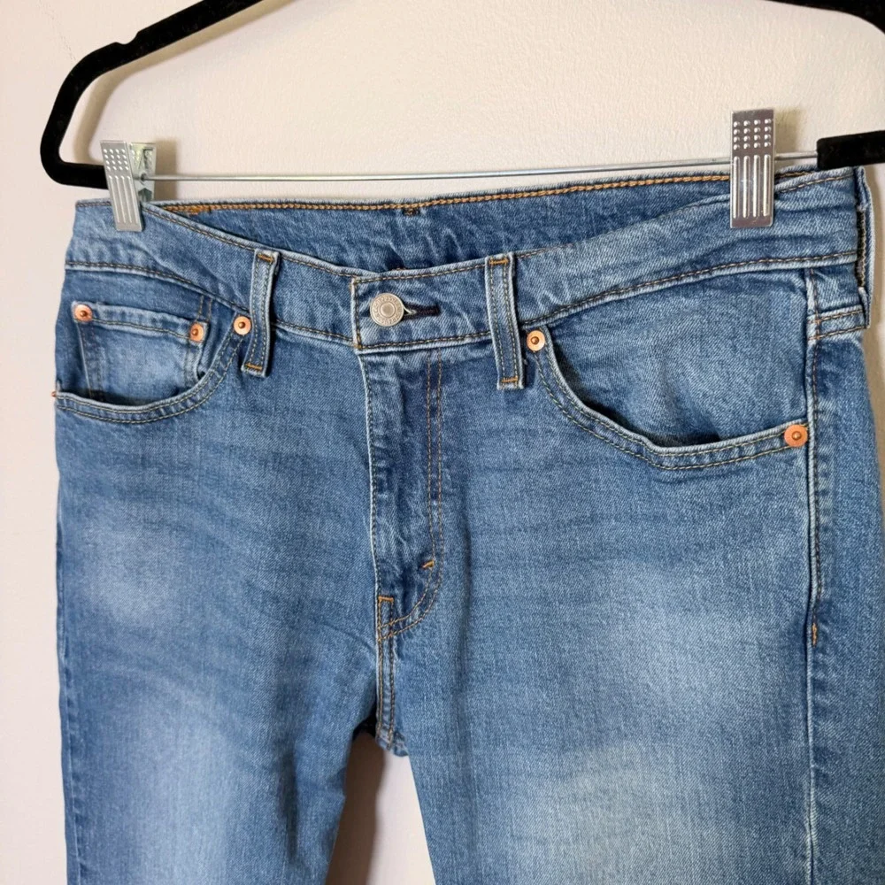 Levi's 511 Classic Slim Fit 32x29 Mens Blue Jean Medium Wash Clean Denim Casual